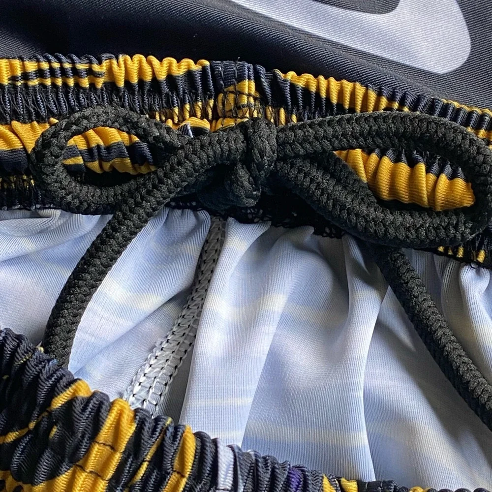 Black, Gold, and Gray Shorts, Size Youth Large
